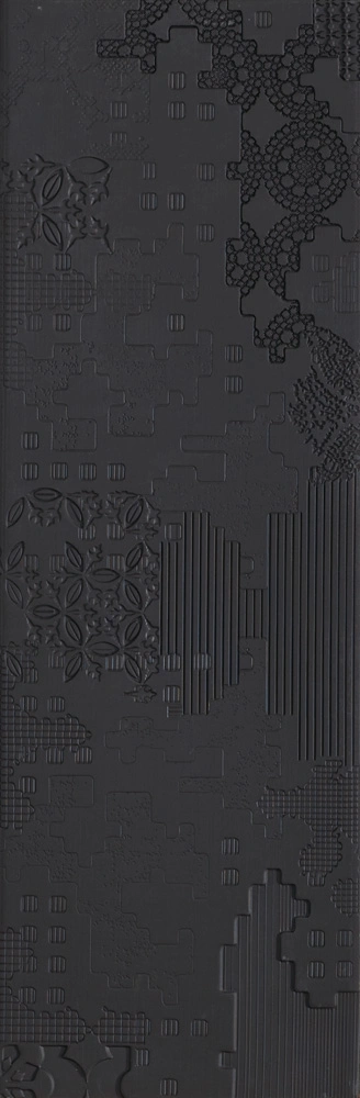 керамогранит BAS-RELIEF MUTINA PATCHWORK RELIEF NERO 18х54