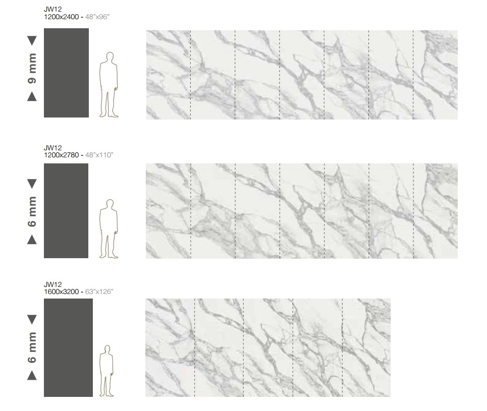 керамогранит JEWELS 2.0 MIRAGE BIANCO LUNENSIS JW 12 LUC SQ 120х278x6, фото 2
