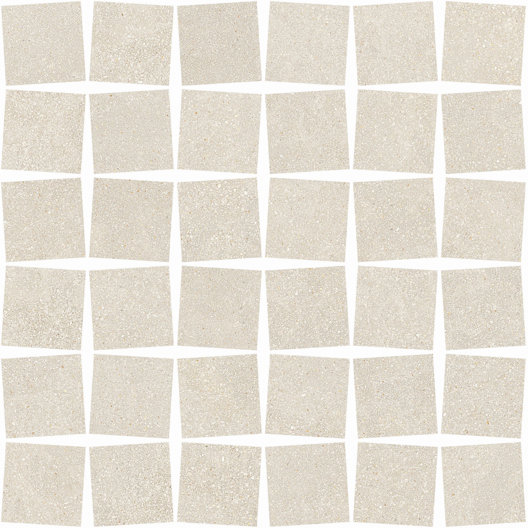 мозаика RECONCRETE MIRAGE RICE RO 01 SP MOSAICO 36T IRREGULAR 30х30