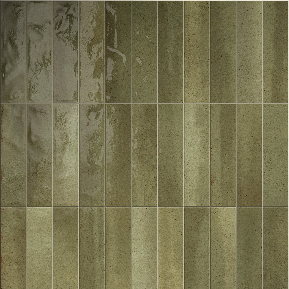 керамогранит GLINT MIRAGE OLIVE GT 08 GL 6х24x0.85