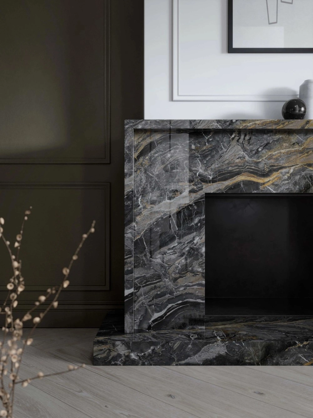 керамогранит Xlight by Porcelanosa PORCELANOSA XLIGHT OROBICO DARK POLISHED 120х120х6 G-2531, фото 3