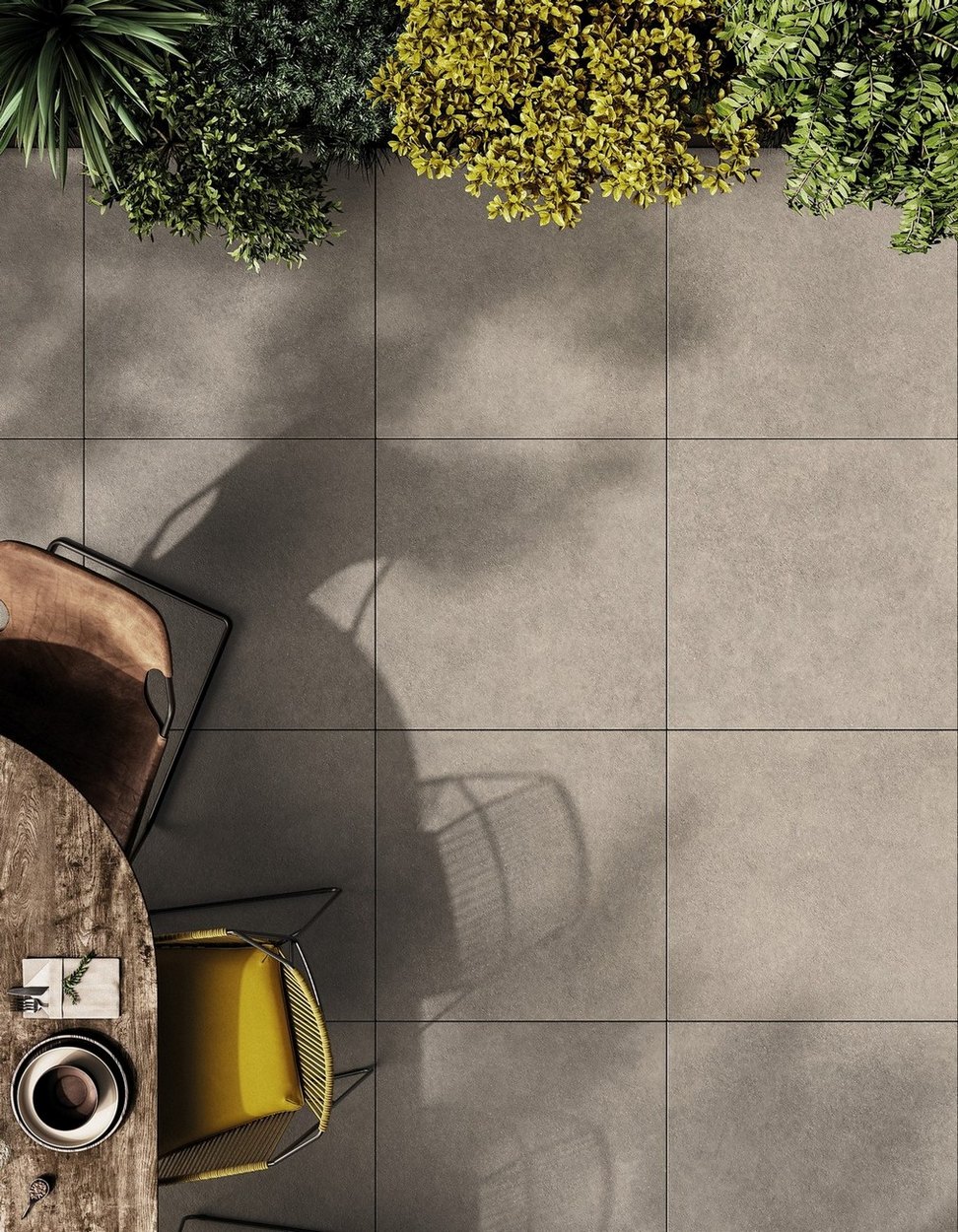 керамогранит RECONCRETE MIRAGE LIQUORICE RO 03 ST SQ 60х60x2, фото 2