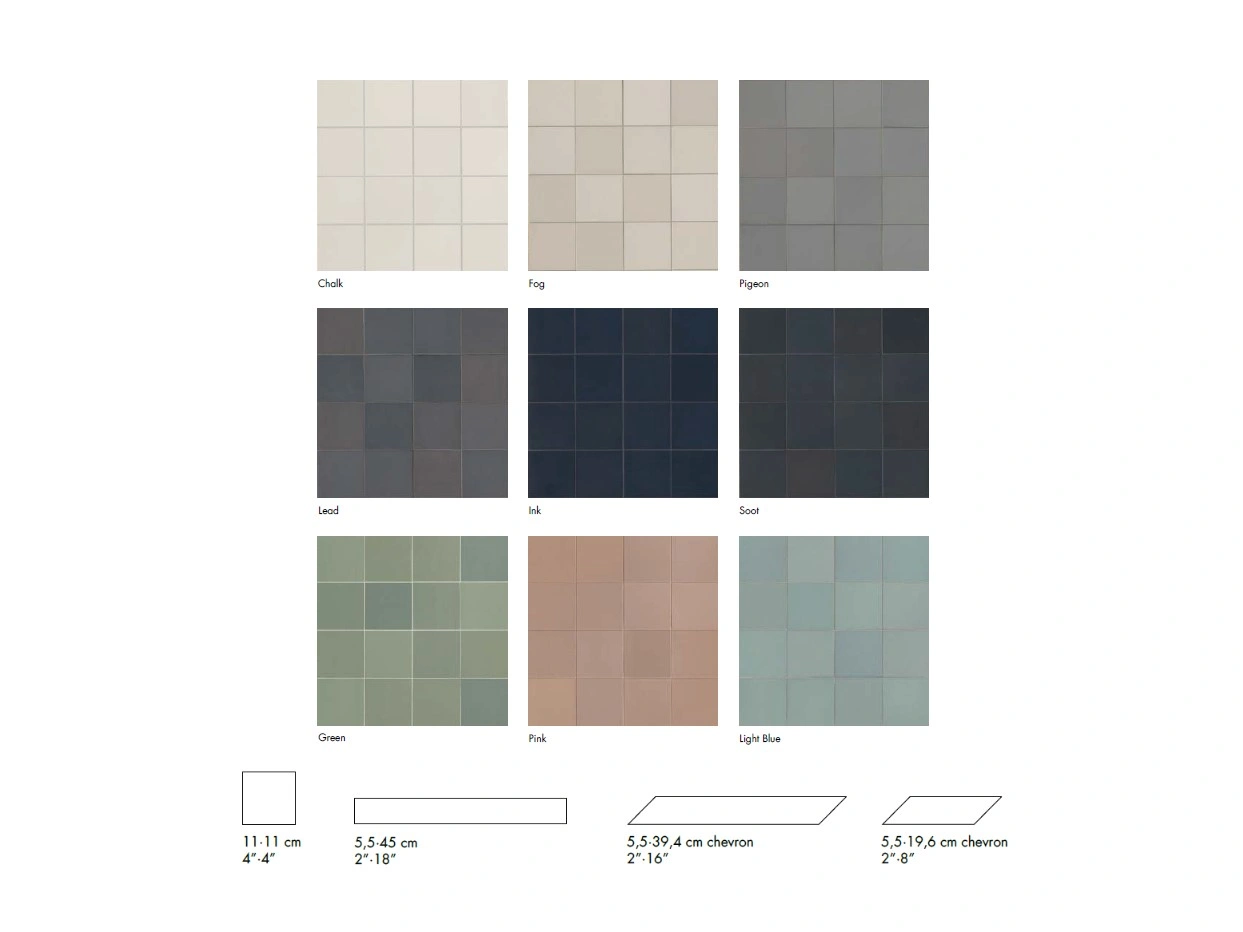 керамогранит MUTINA MEWS LEAD CHEVRON 5.5х19.6, фото 7