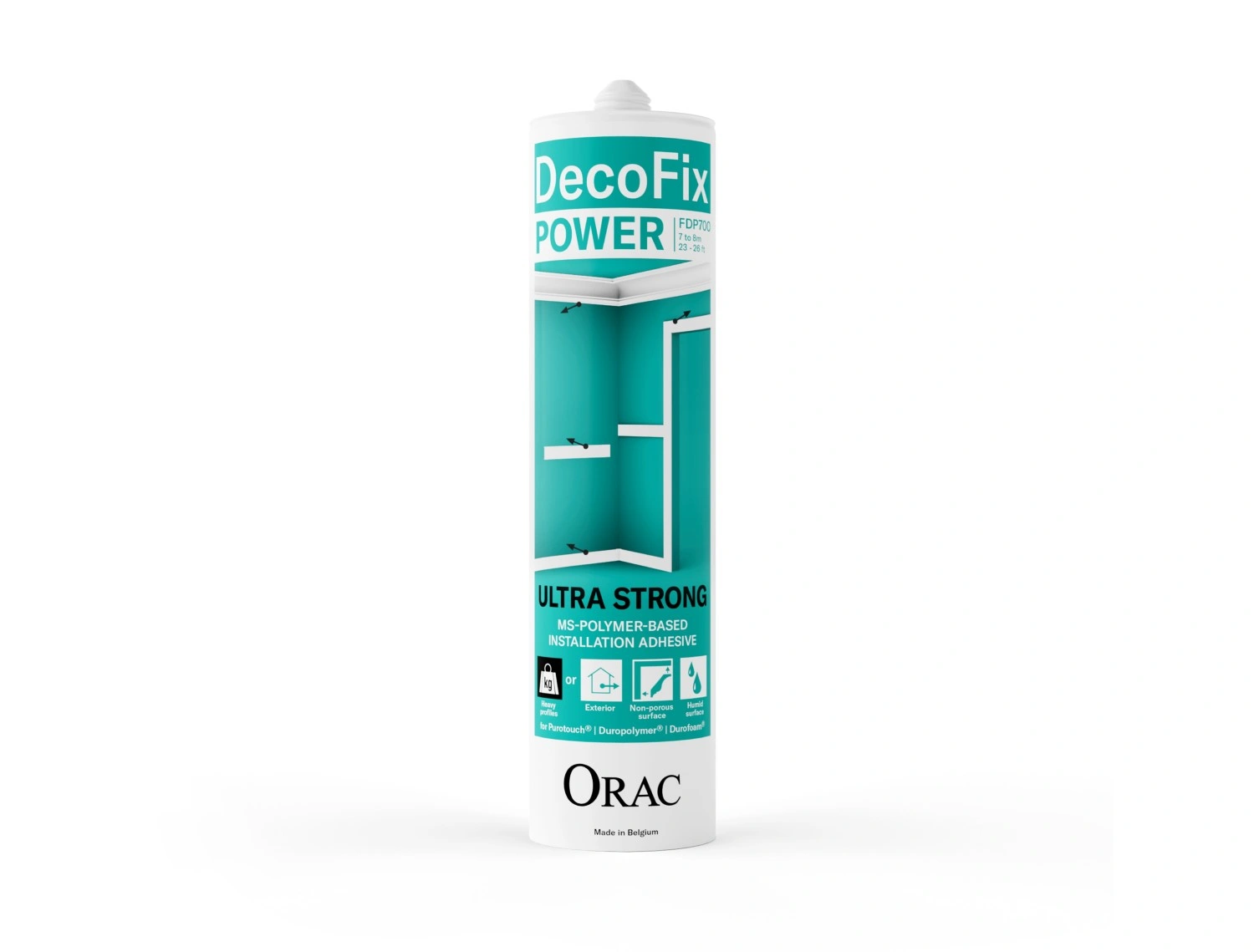 строительная химия ORAC DECOFIX POWER Клей монтажный 290 мл