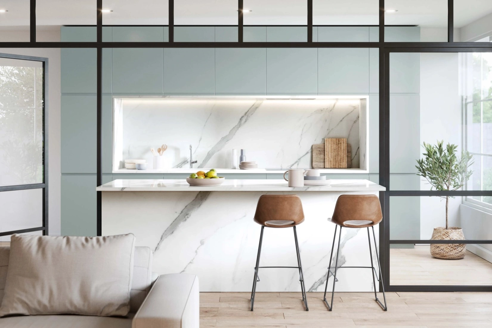 керамогранит Xlight by Porcelanosa PORCELANOSA XLIGHT ARIA WHITE 01 NATURE 120х270 G-2701, фото 3