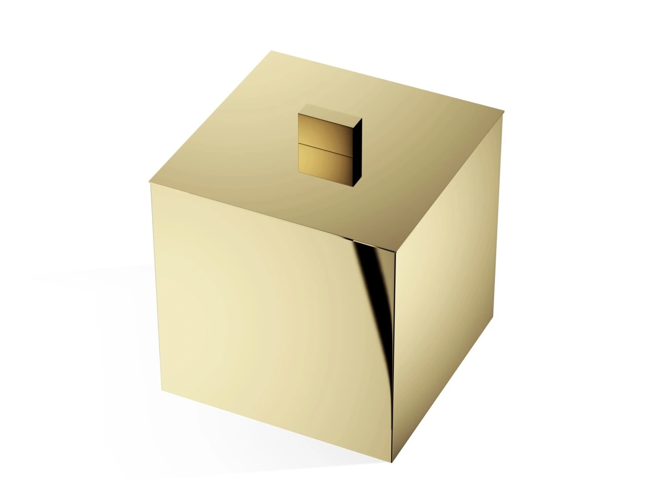 аксессуары Decor Walther CUBE DW 3560 Контейнер с крышкой, H14.5х13х13 см, Золото