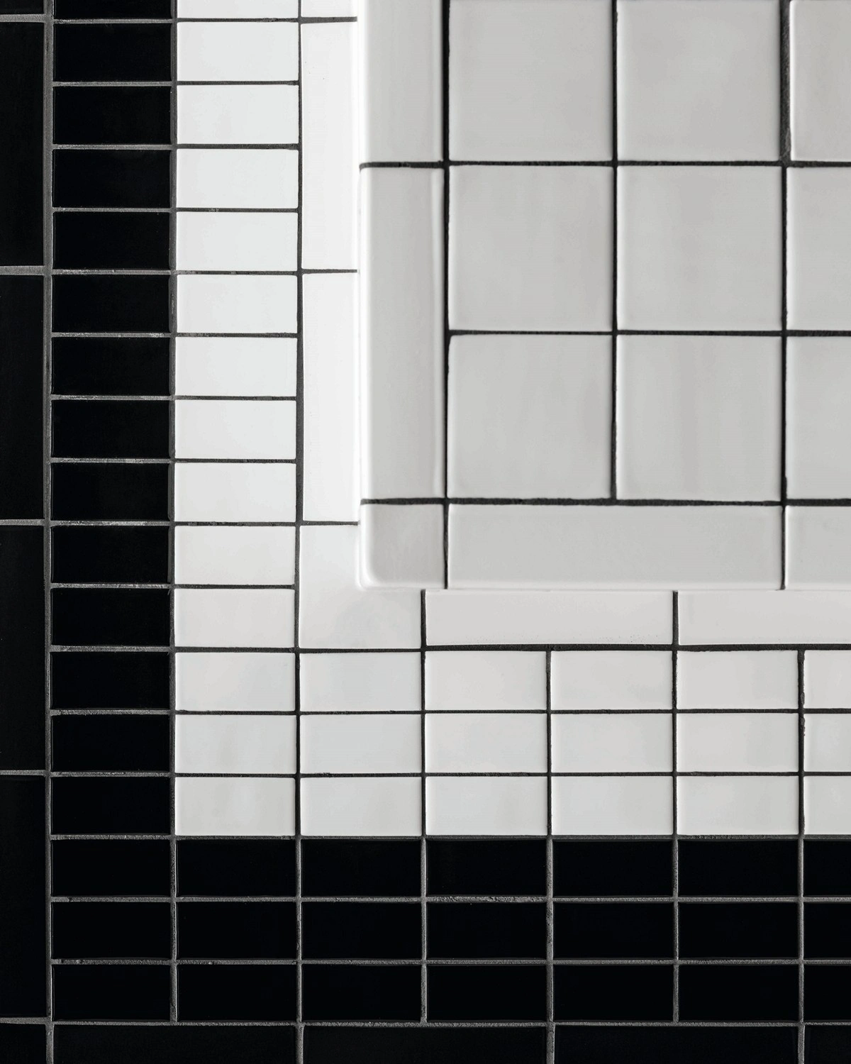 мозаика MUTINA DIN BLACK GLOSSY 30.2х30.2 (3.6x7.4), фото 8
