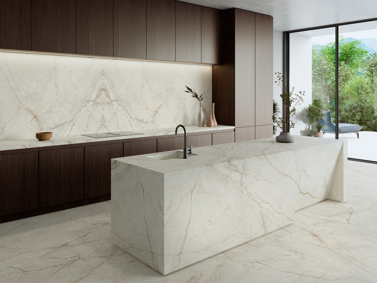 керамогранит GRESPANIA COVERLAM SILVER RIVER WHITE 120х120x0.56, фото 2