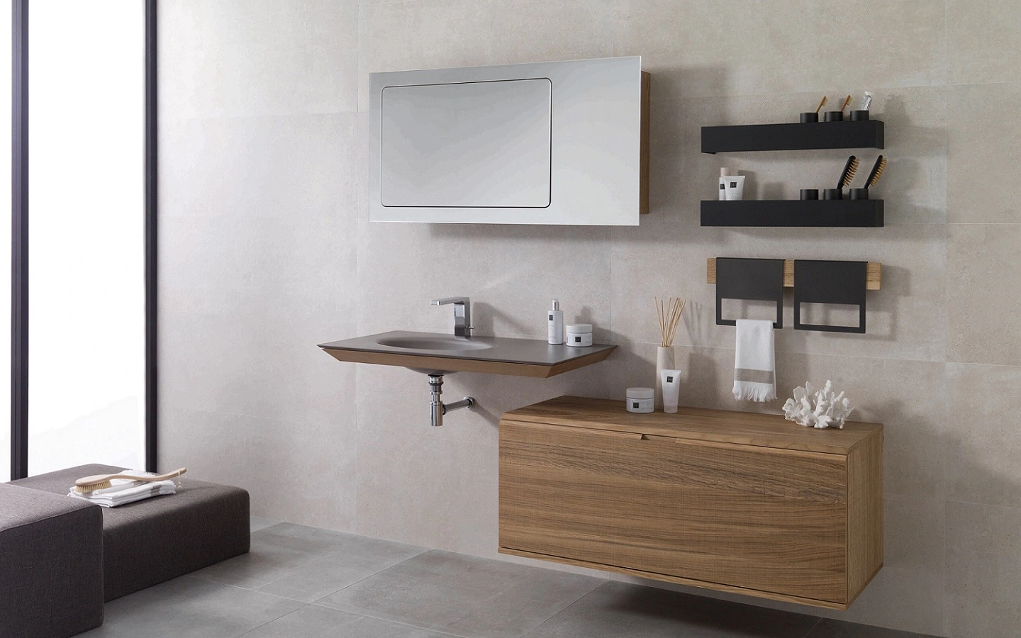 керамическая плитка PORCELANOSA BOTTEGA CALIZA 45х120 G-270, фото 3