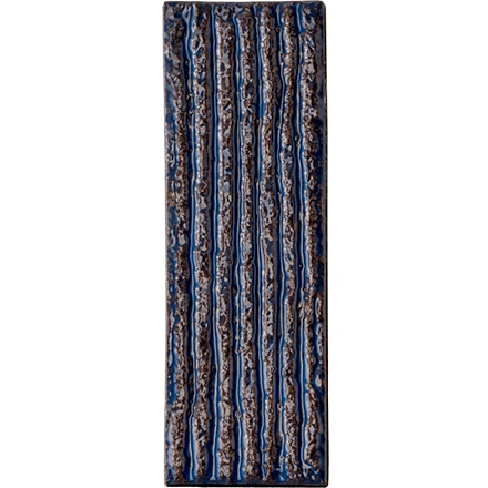 керамическая плитка MUTINA CHAMOTTE LINEAL BLU 7.2х21.3x1