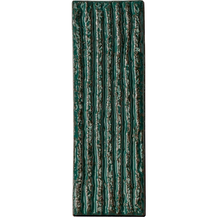 керамическая плитка MUTINA CHAMOTTE LINEAL VERDE 7.2х21.3x1