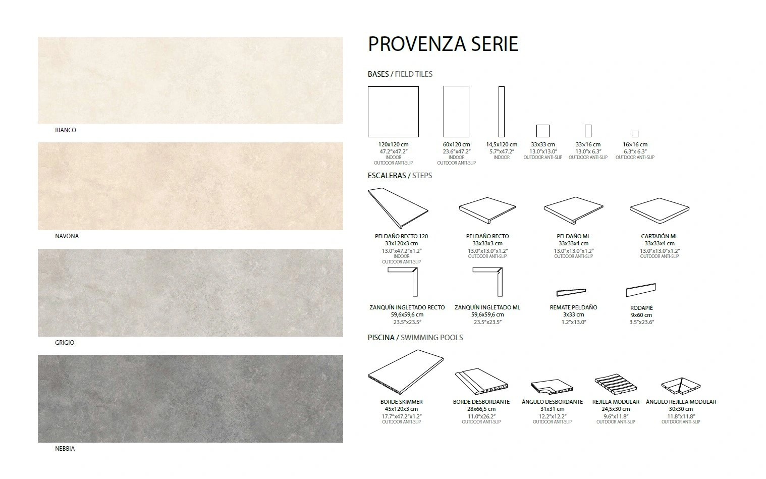 керамогранит EXAGRES PROVENZA NEBBIA PELDANO ML ANTISLIP 33х33x0.13, фото 3