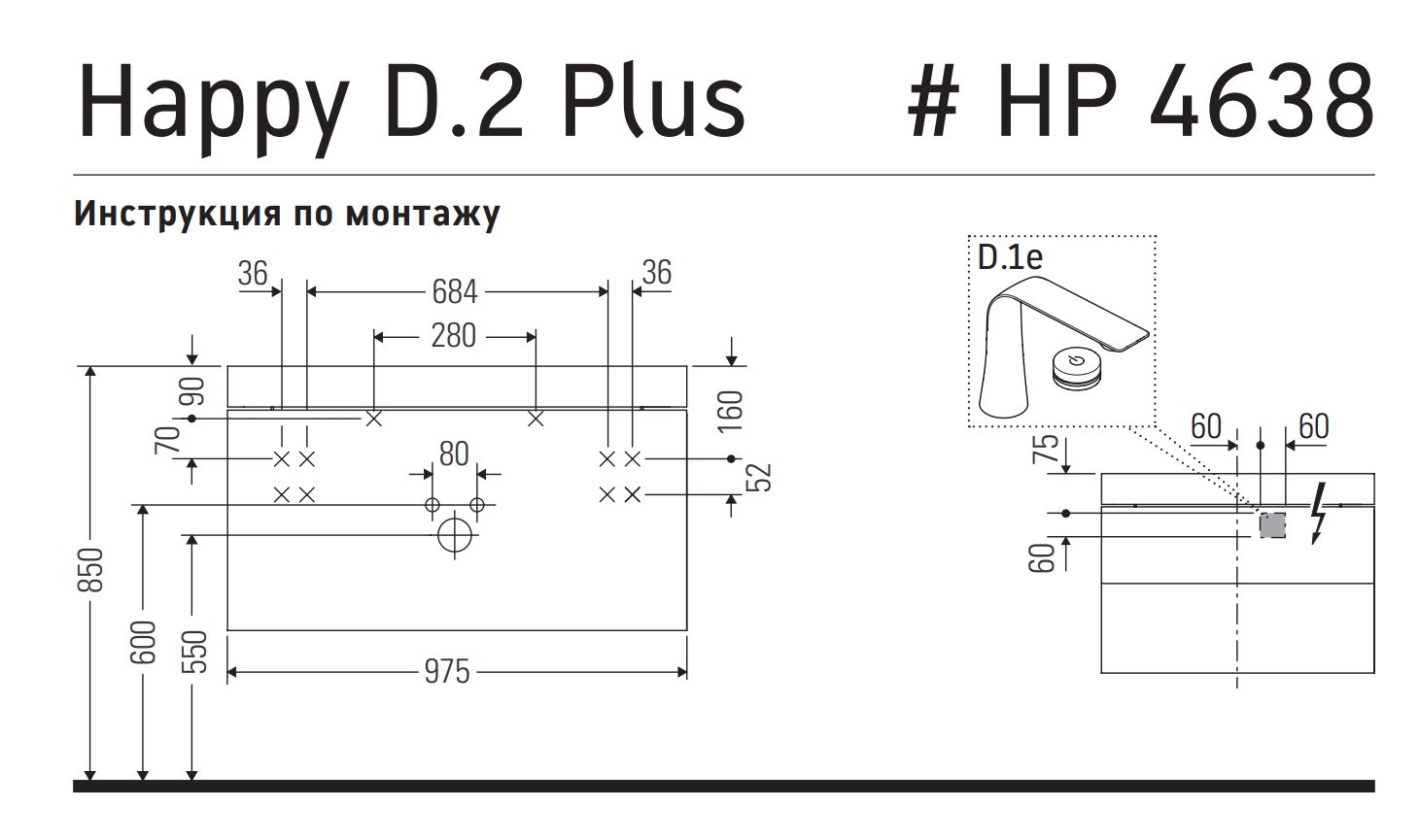 Duravit Happy d.2 Plus c-bonded