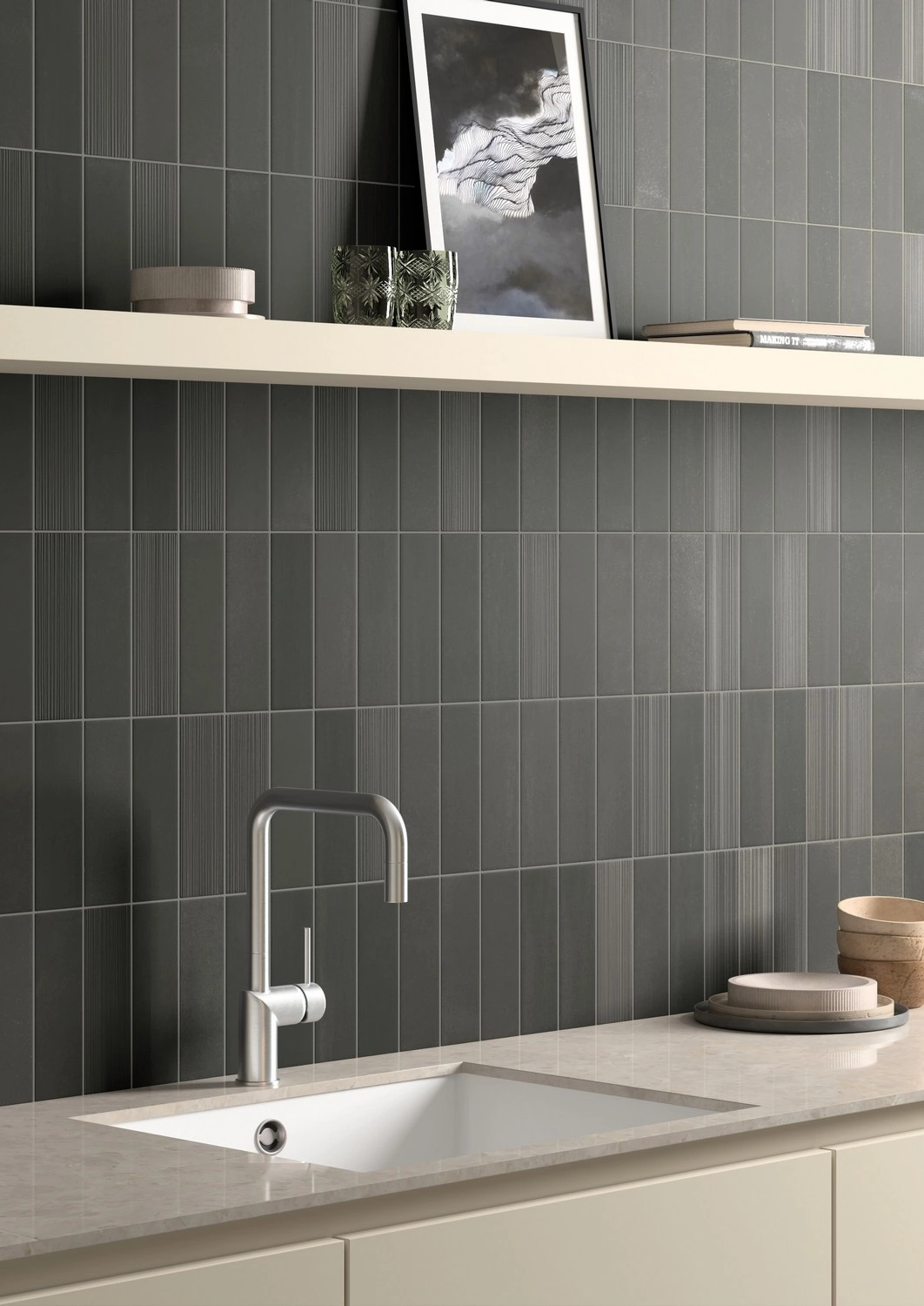 керамогранит EQUIPE HIKARI EBONY 6х18.6 EQ-4, фото 2
