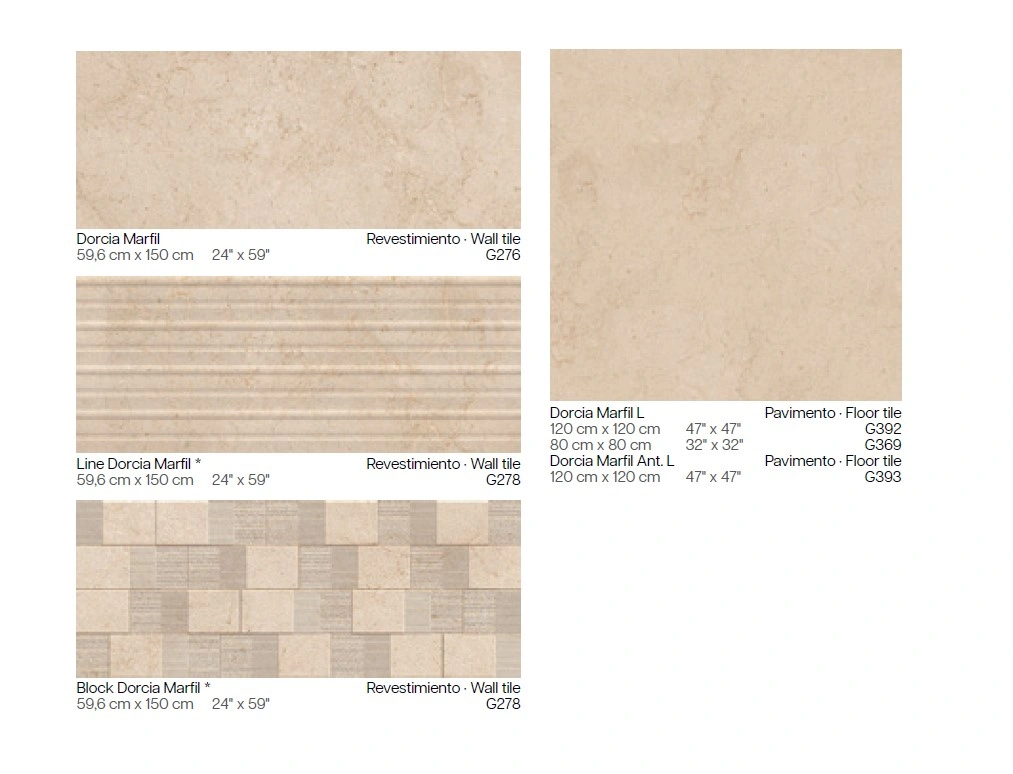 керамическая плитка PORCELANOSA DORCIA MARFIL 59.6х150 G-276, фото 2