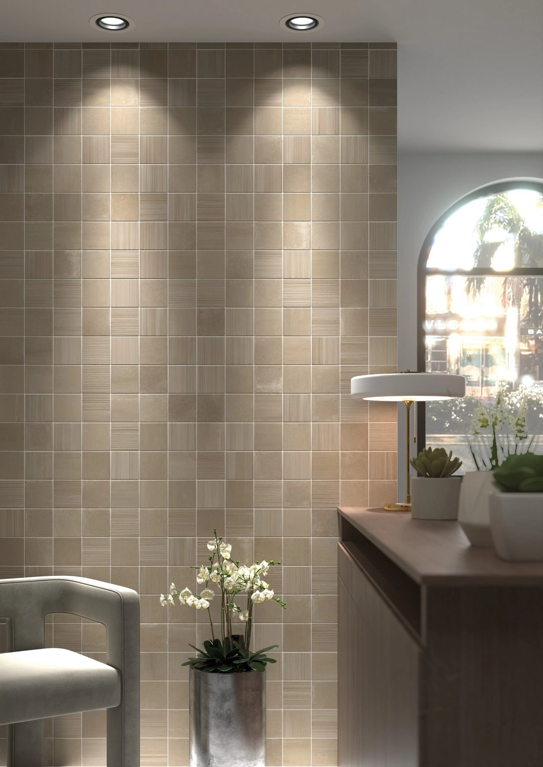 керамогранит EQUIPE HIKARI CLAY DECOR 10х10 EQ-5, фото 2