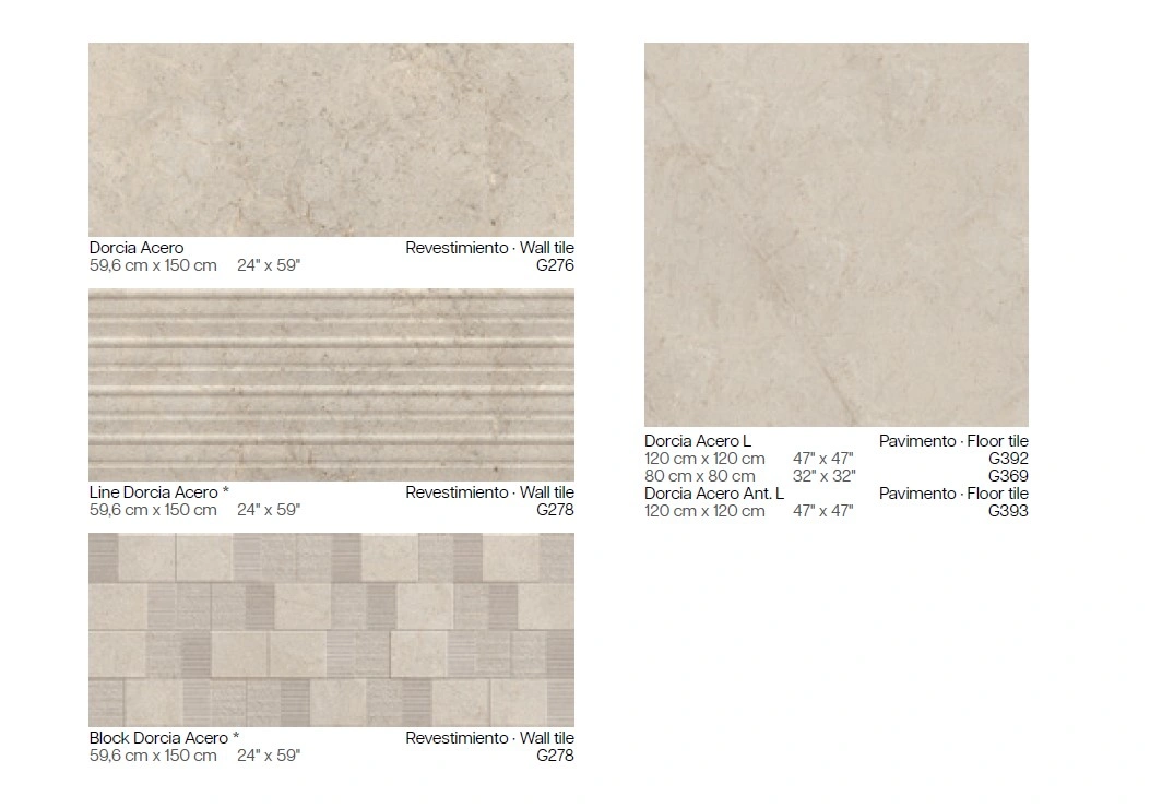 керамическая плитка PORCELANOSA DORCIA ACERO 59.6х150 G-276, фото 2