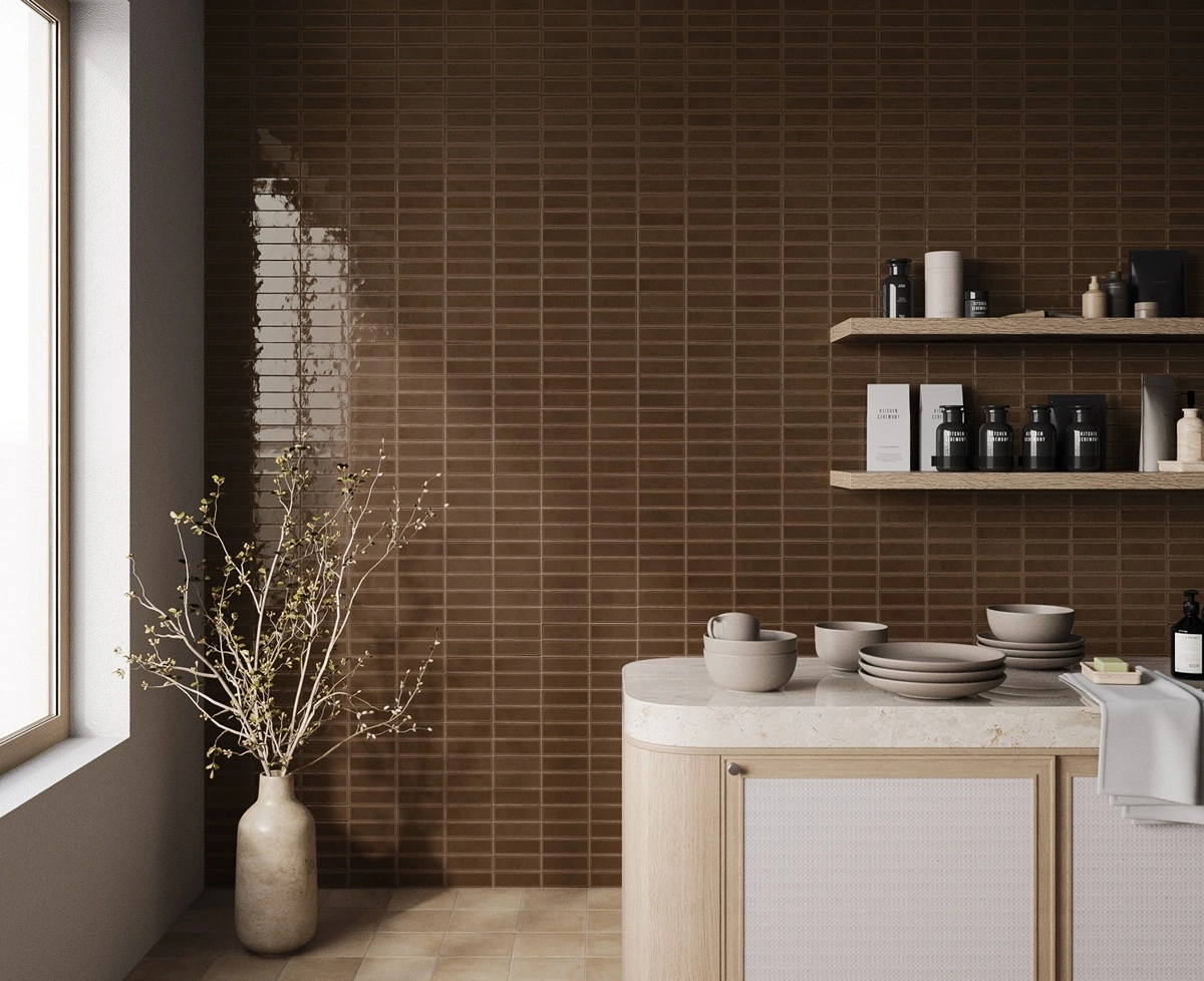 керамогранит EQUIPE NARA CHOCOLATE 5х15 EQ-10D, фото 3