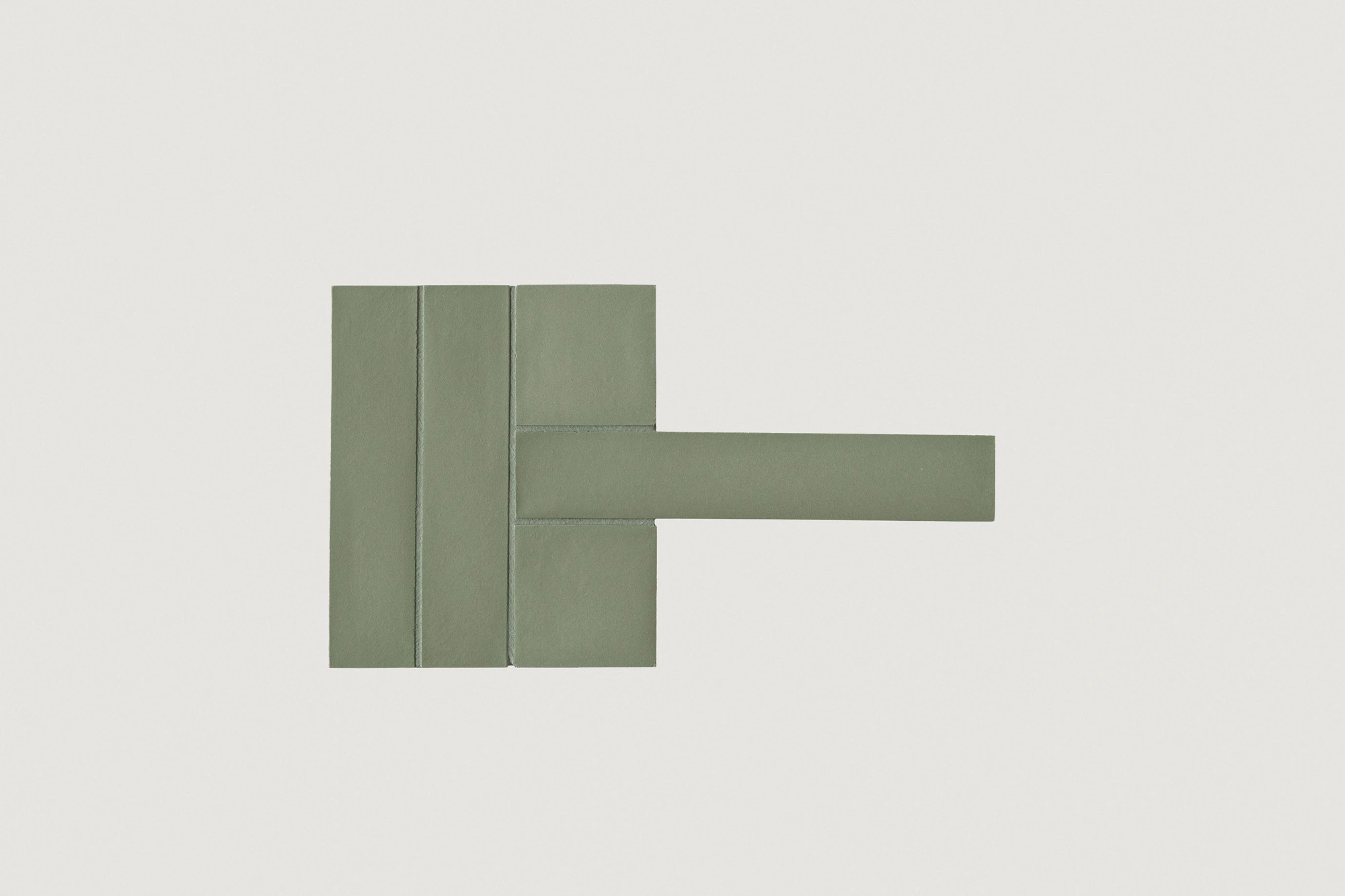 мозаика MUTINA WEAVING GREEN SI FANG 35.7х20.3, фото 4