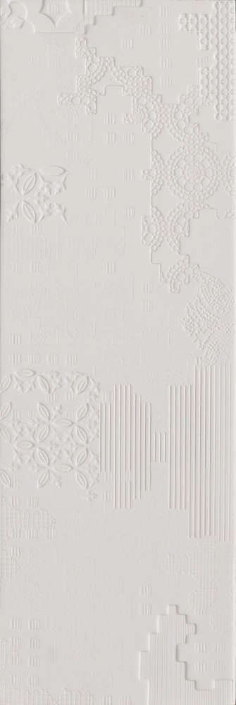 керамогранит BAS-RELIEF MUTINA PATCHWORK RELIEF BIANCO 18х54