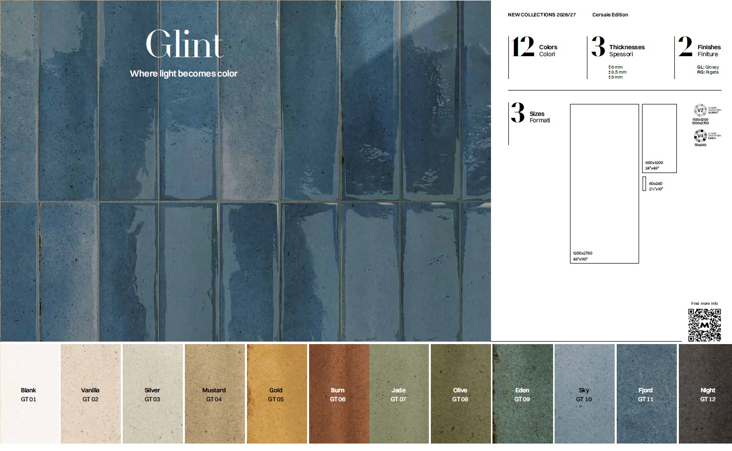 керамогранит GLINT MIRAGE EDEN GT 09 RG SQ 60х120х0.9, фото 3
