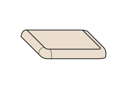 BURG B.ME Топ-крышка для шкафчика, 350х355хH30 мм, F5982 Sand Matt