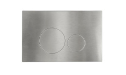 NEMO Клавиши смыва круглые кнопки, брашированный никель мини 1