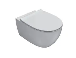 4ALL GLOBO 4 ALL Унитаз подвесной 54x36 см безободковый + сиденье с системой soft close, BI Bianco