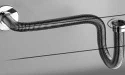 GAMADECOR ONES Сифон для раковины гибкий, нержавеющая сталь мини 1