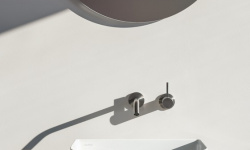 LAU SONAR Комплект мебели с раковинами, зеркалом и смесителями , Titanium & Nero Marquina/белый/хром мини 3 6