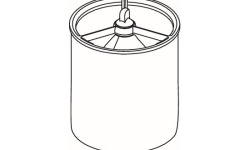 TECEdrainline Стакан с мембраной для сифонов 650000 мини 3 2