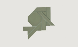 MUTINA WEAVING GREEN BA LENG 34.3х34.3 мини 3 4