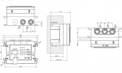GS HI-FI COMPACT Встраиваемые части для термостатического смесителя с кнопками, 1/2" соединение мини 3 3