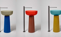 ANTL Раковина круглая из материала Cristalmood, на столешницу, с ДК, Ø48x20,5 см. Спецзаказ! мини 3 5