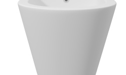 AQUEDUTO CONE Биде подвесное, 525х365 мм, белый матовый мини 3 4