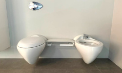 NOKEN VITAE Комплект керамики со смесителями и зеркалом, белый/хром мини 3 12