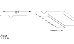 ORAC КАРНИЗ 13х69х2000 мини 3 3