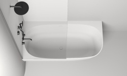 Salini SOFIA CORNER L Ванна угловая 1700х850х590 мм, S-Sense - белый глянцевый мини 3 6