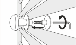 СУНЕРЖА Вешалка "СФЕРА" для полотенцесушителя, хром мини 3 4