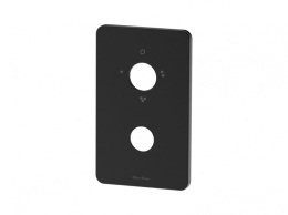 ALLEN BRAU PRIORITY 4.0 Накладка смесителя на 2 выхода, изображение 3 хода, черный матовый