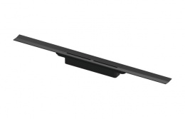 TECEdrainprofile Дренажный канал 55х1000 мм, подрезаемый до 500 мм, Brushed stainless steel, black