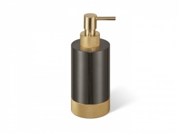 DW CLUB SSP 1 Дозатор для мыла Ø 7,5 см, h17,5x6 см,Темная бронза/Золото матовое