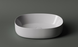 CERAMICANOVA Element Раковина накладная 540х350хH145 мм, белый мини 3 7