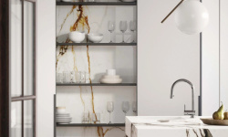 PORCELANOSA XLIGHT PAONAZZO BIONDO POLISHED 01 120х270x6 G-2705 мини 3 4