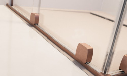 RADAWAY Furo Wall 730 Неподвижное стекло для двери, прозрачный мини 3 6
