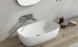 CATALANO Alvea Раковина накладная, 60x40 см, без отверстия, без перелива, белый глянцевый мини 3 4