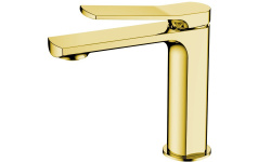 NEMO Смеситель для раковины с ДК, BRUSH GOLD (БРАШИРОВАННОЕ ЗОЛОТО) мини 1