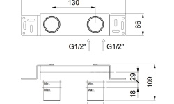 FANTINI Внутренняя часть смесителя для раковины мини 3 2