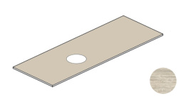 BRENTA TD05 Столешница из керамогранита 140х56хh1,2 см, B51 Travertino Light мини 1