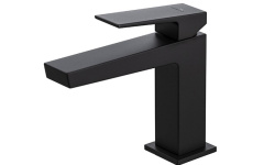 NOKEN SQUARE Однорычажный смеситель для раковины, без ДК, черный матовый мини 1